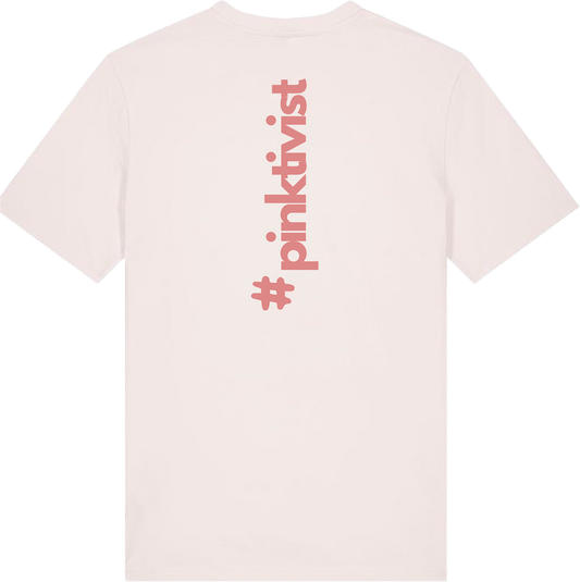 #pinktivist T-Shirt Natural Raw/Pink